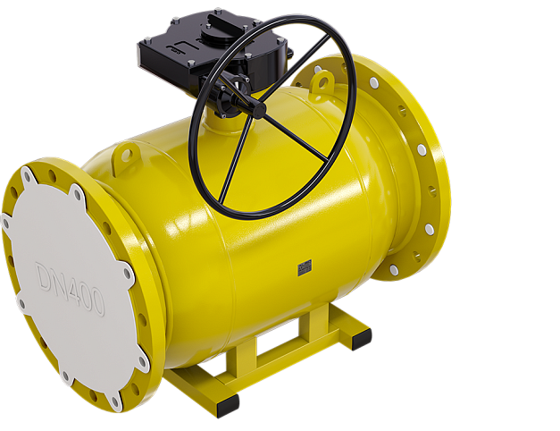 Кран шаровый фланцевый газовый КШ.Ф.GAS.300.16-01 Ду300 Ру16