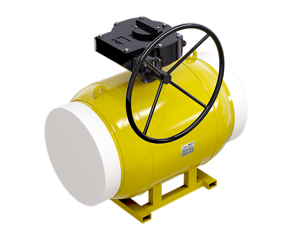 Кран шаровой приварной газовый КШ.П.GAS.300.25-01 Ду300 Ру25